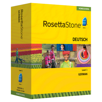 The Rosetta Stone German course “works” quoting my 14 year son; 