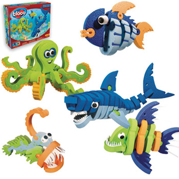 Bloco Marine Creatures Set
