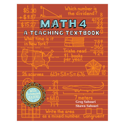 Teaching Textbook Math 4
