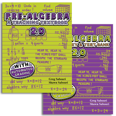 Teaching Textbook Pre-Algebra 2.0 Complete Set