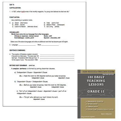 Easy Grammar Ultimate Grade 12 Teacher's Guide