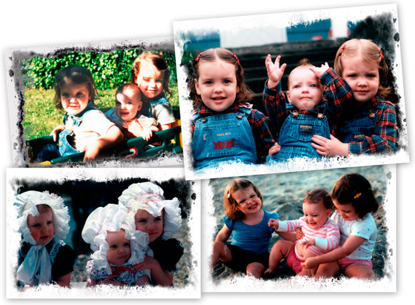 Joy Hope and Grace in 1985 Joy Hope and Grace in 1985
