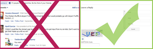 facebook and blog comments giveaway entry information