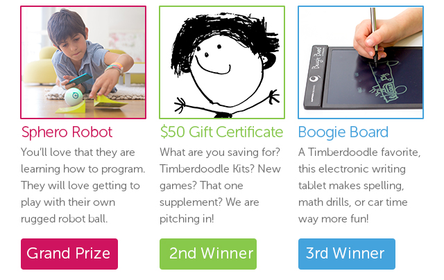 3 Doodle Prizes