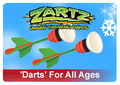 Zarts Darts stick to anything. Super close-out priced
