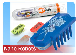 Hexbug Nanos are small robots at small prices.