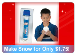Make your own snow, only $1.75