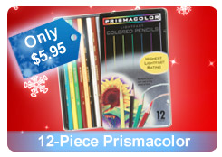 PrismaColor 12-piece for only $5.95!