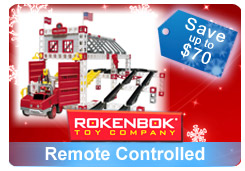 Rokenbok remote controlled building set at the lowest prices you will find.