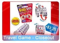 Mini Wordspin travel game for only $3.25