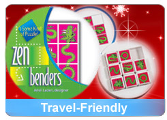 Zenbenders are travel friendly slider puzzles. Amazing closeout prices. 